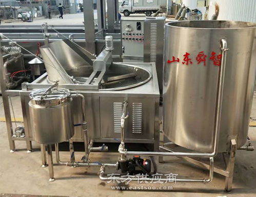 山东舜智食品机械公司 新疆酒鬼花生自动控温油炸锅图片